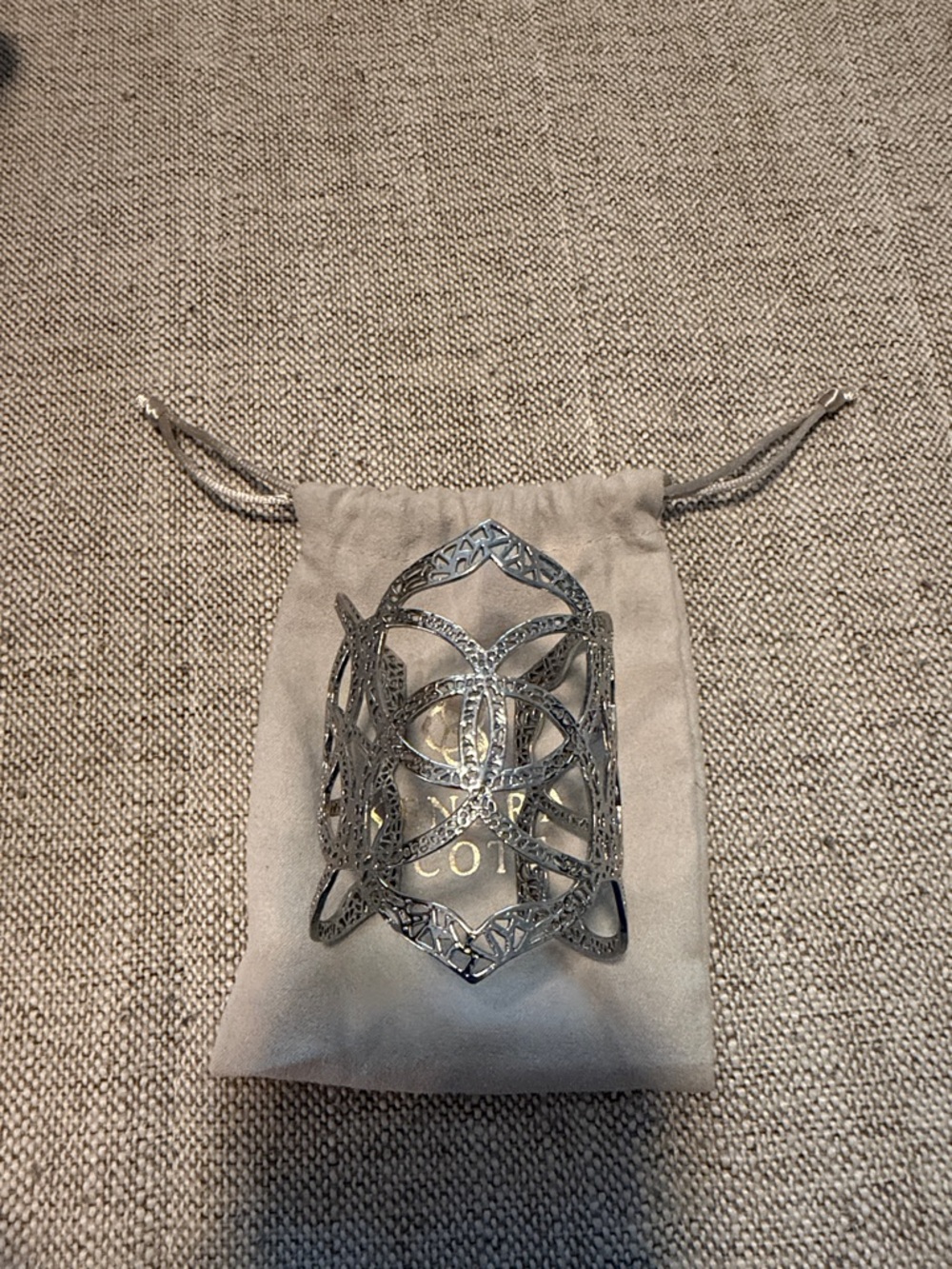 Kendra Scott Roni Filigree Silver Cuff Bracelet